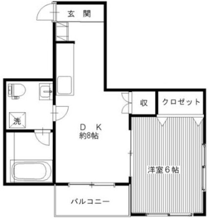 諏訪ハイツの物件間取画像